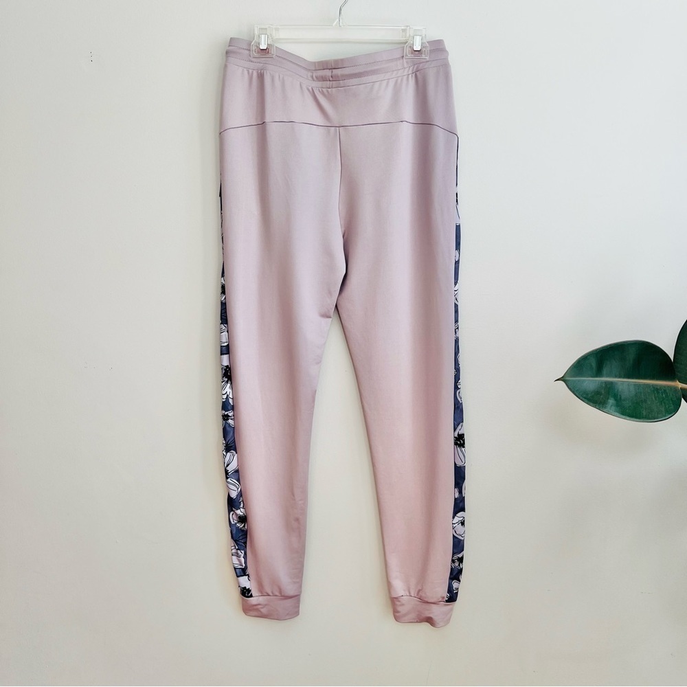 Kay Unger joggers with floral side stripe detail - Picture 4 of 6